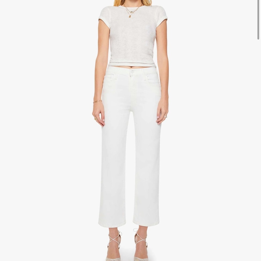 Mother Rambler Ankle Women's White Jeans